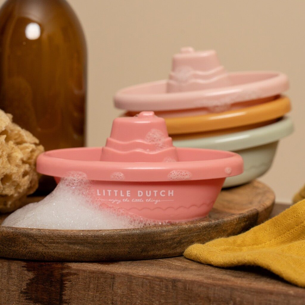 Little Dutch 4 bateaux de bain rose