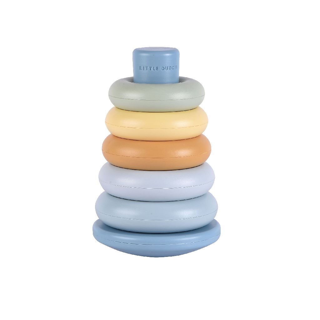 Anneaux empilables Little Dutch bleus