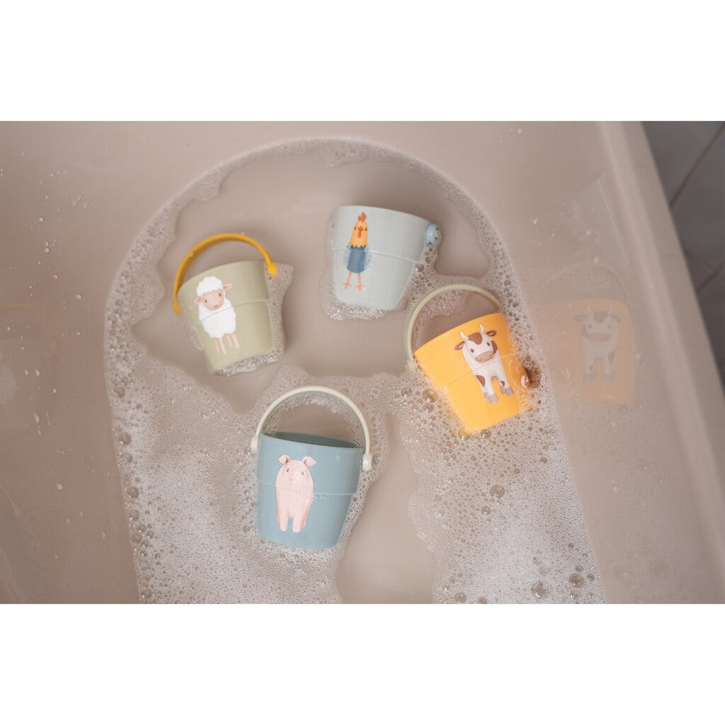 Tasses de bain Little Dutch Farm, 4 pcs.