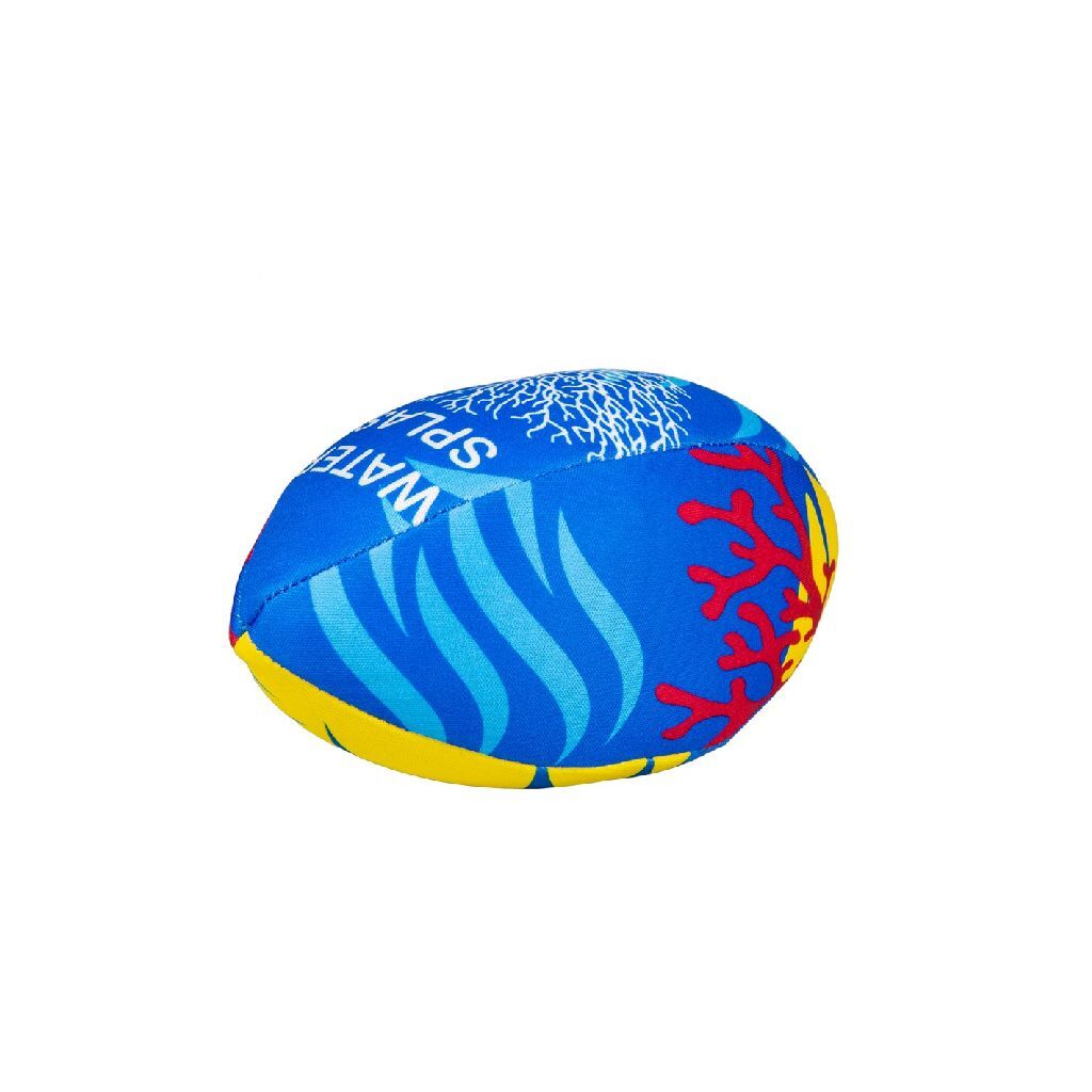 Summertime Mini ballon de rugby Summertime Soft Water jaune bleu