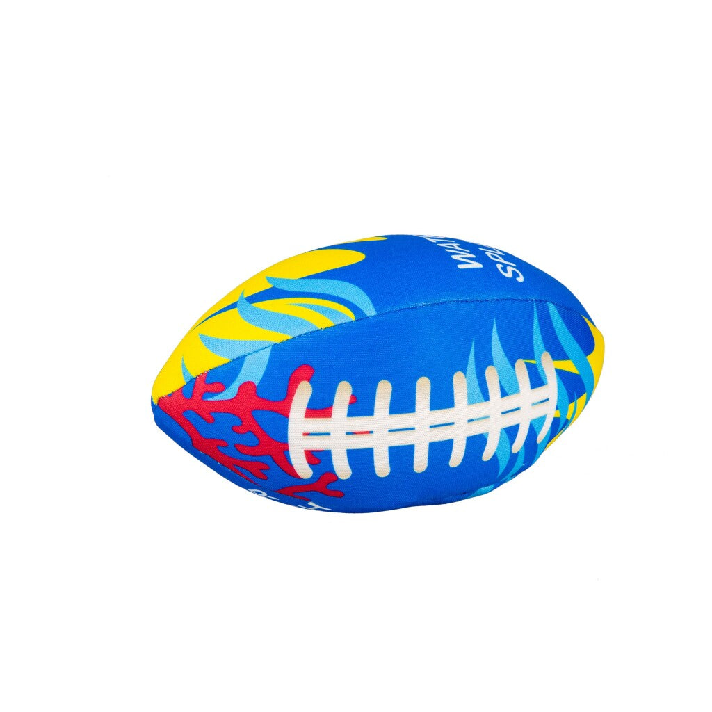 Summertime Mini ballon de rugby Summertime Soft Water jaune bleu