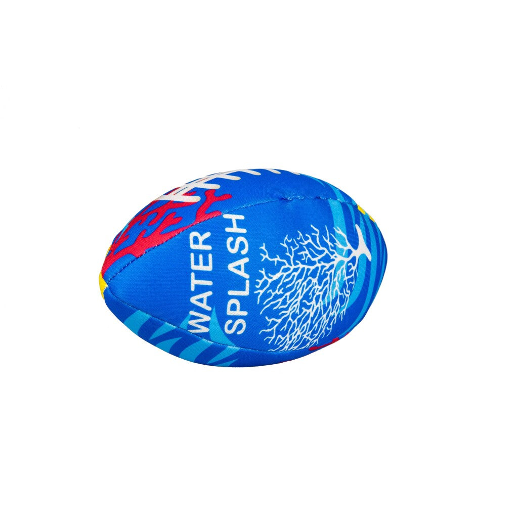 Summertime Mini ballon de rugby Summertime Soft Water jaune bleu