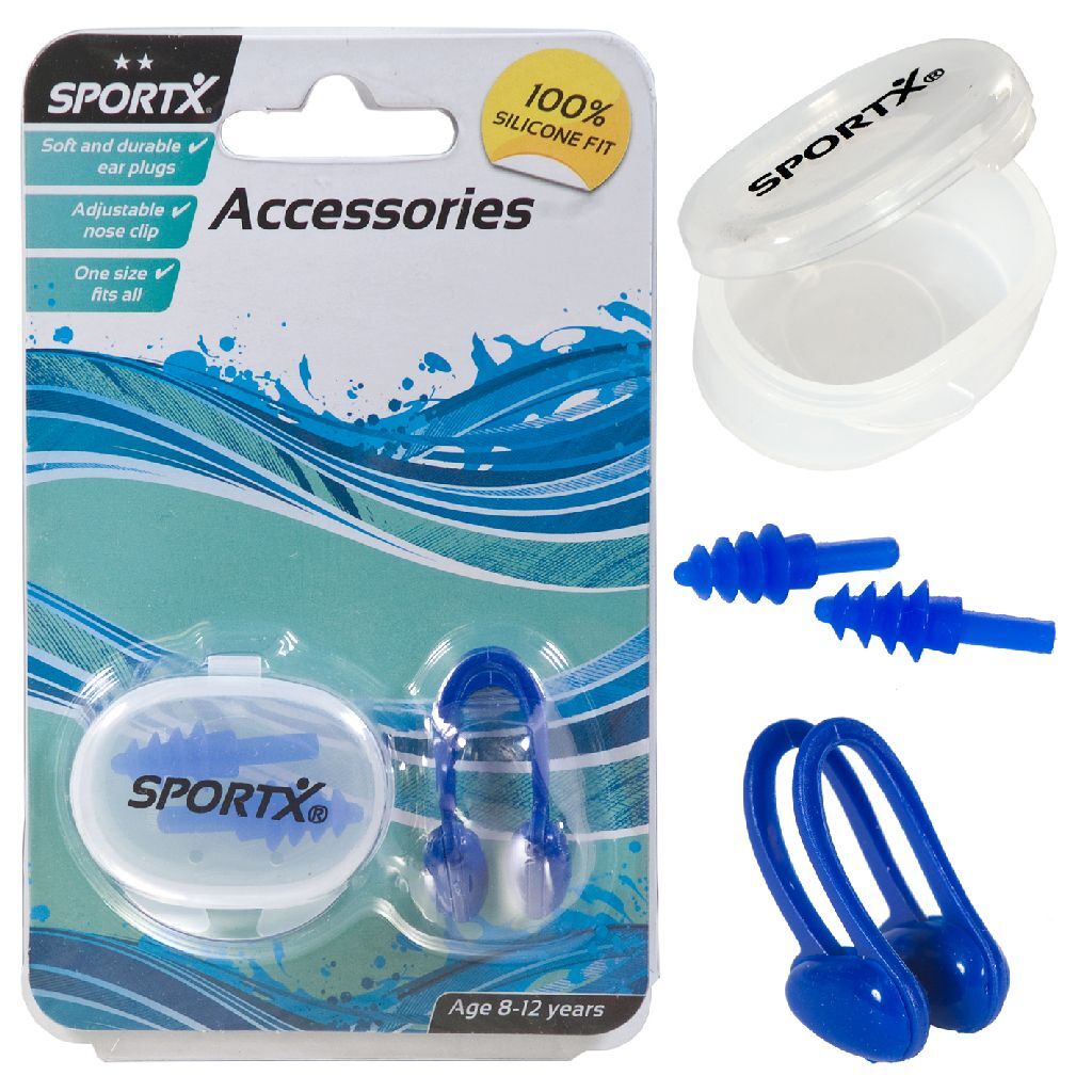 Pince-nez et bouchons d'oreilles Sportx junior