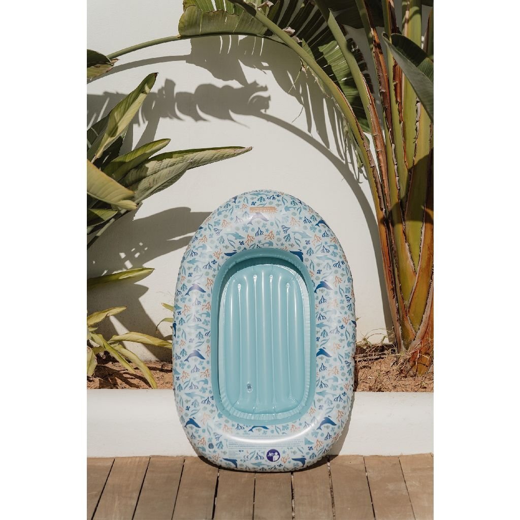 Little Dutch Ocean Dreams bateau pneumatique 100x67 cm bleu