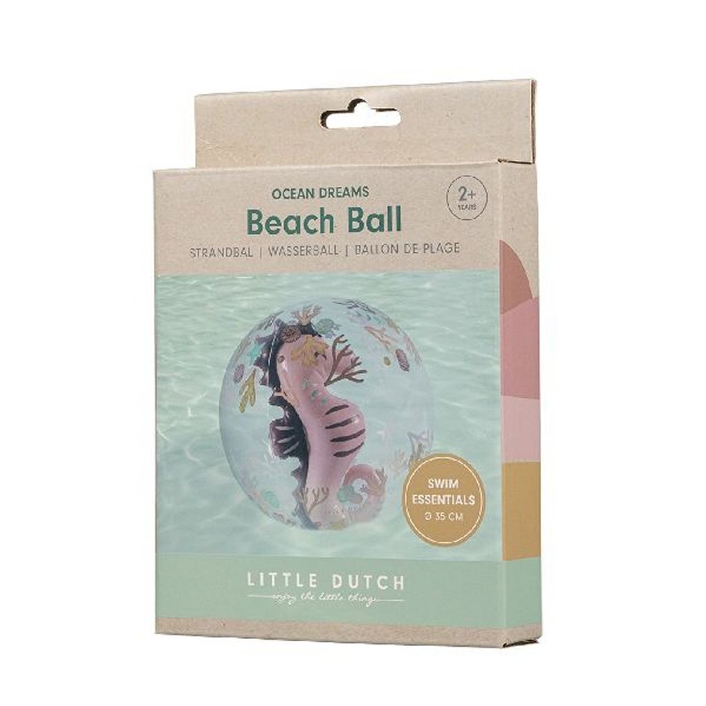 Figurine 3D ballon de plage Little Dutch Ocean Dreams rose