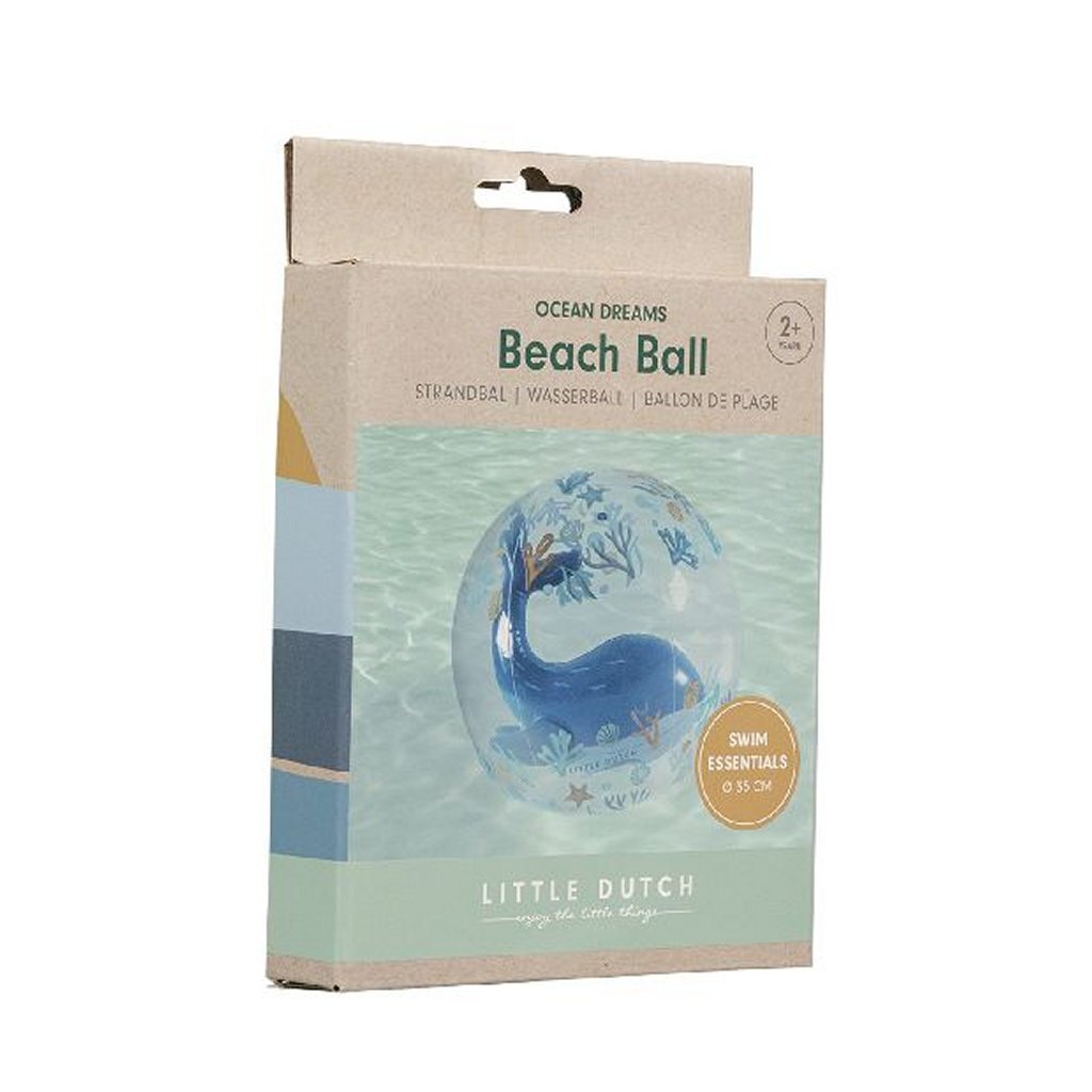 Figurine 3D ballon de plage Little Dutch Ocean Dreams bleu