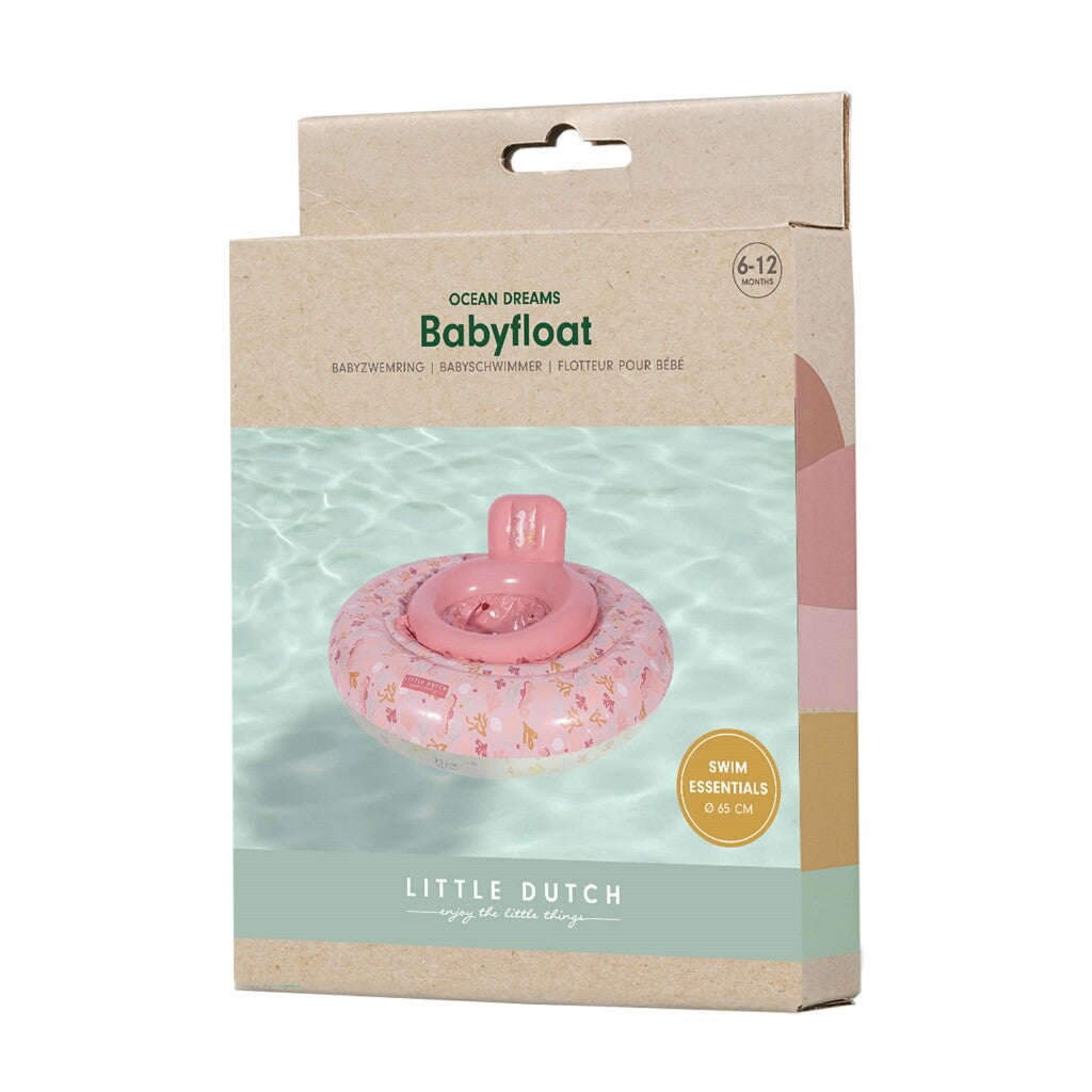Little Dutch Ocean Dreams flotteur bébé 67 cm rose