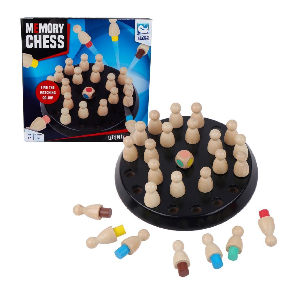 Jeux d'échecs de mémoire de jeux de clown