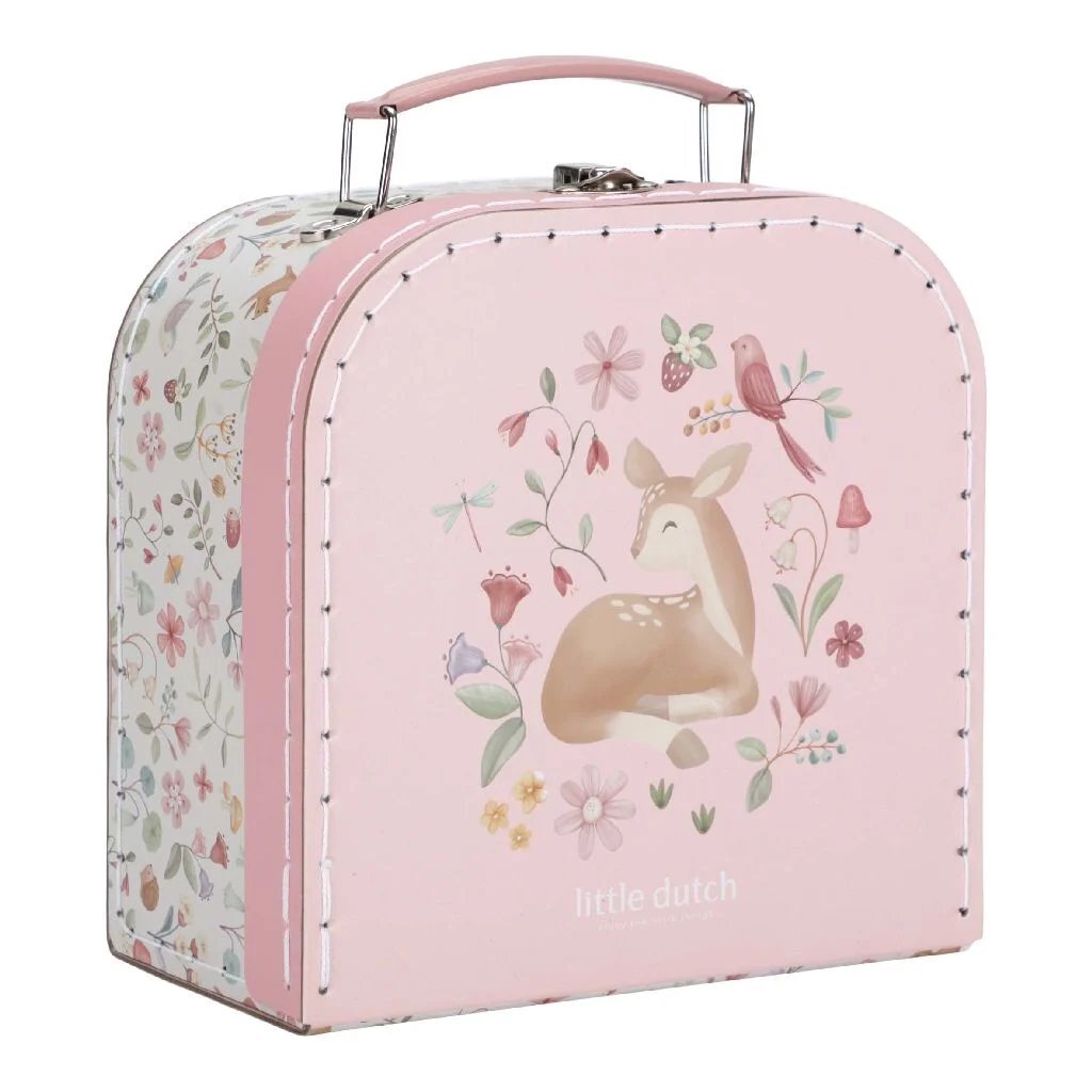 Petit service à thé hollandais du jardin des fées dans une valise