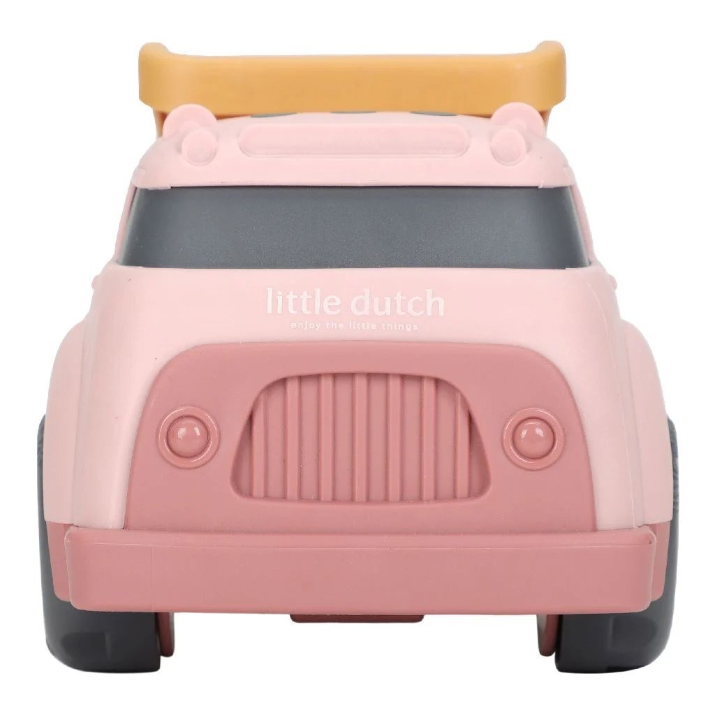 Petit camion benne hollandais 17 cm rose