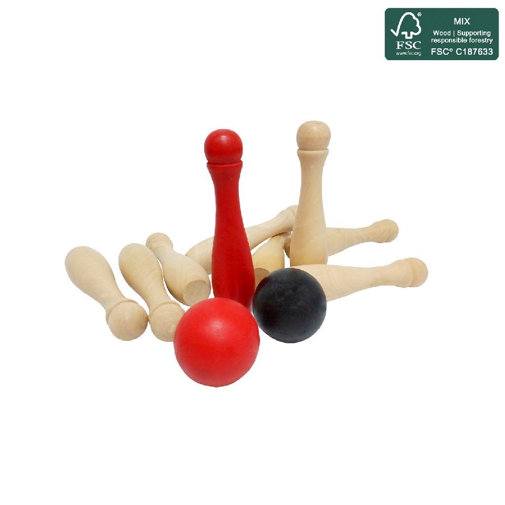 Bois de boules de jardin de jeu extérieur