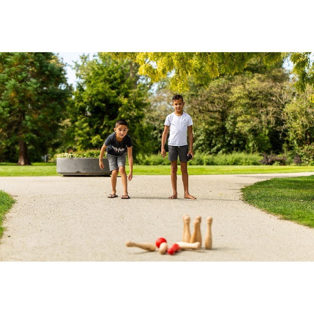 Bois de boules de jardin de jeu extérieur