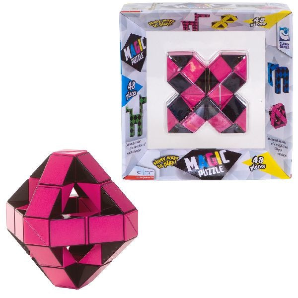 Clown Games puzzle magique 48 pièces rose