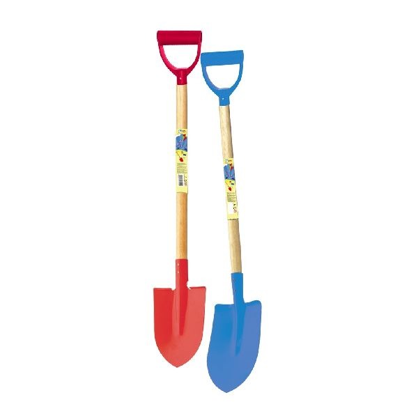 Pelle de plage Basic pointe bois métal 101cm