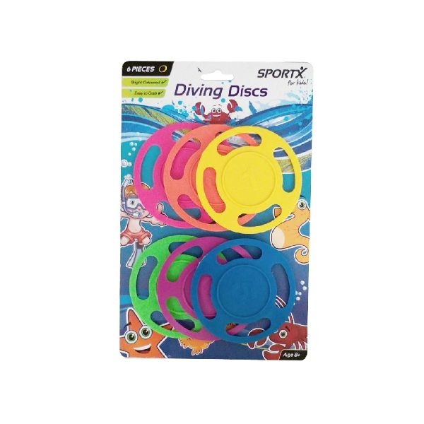 Disques de plongée sportx 6 pièces