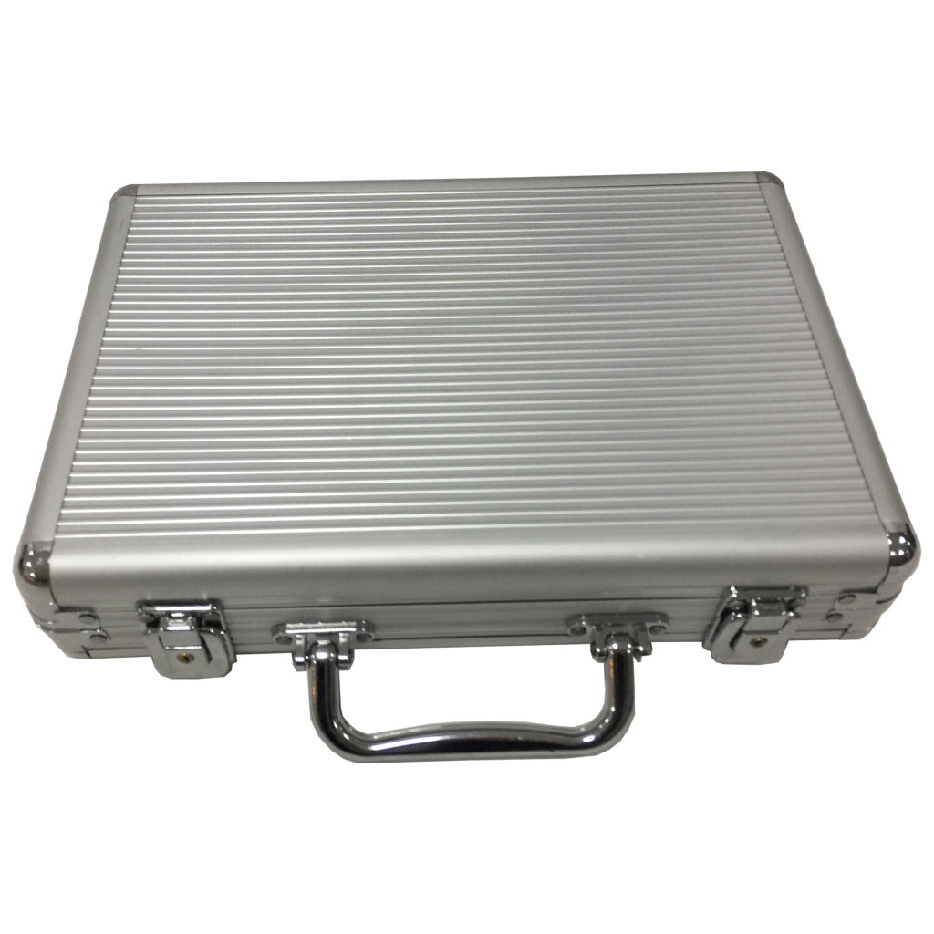 Jeu de poker de jeux de clown dans un coffret en aluminium