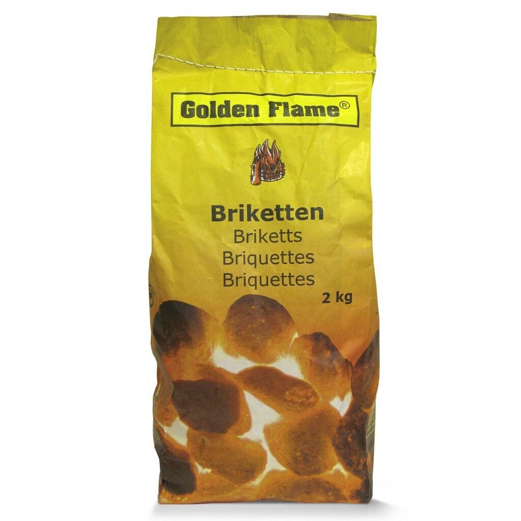 Briquettes de charbon de bois flamme dorée 2 kg