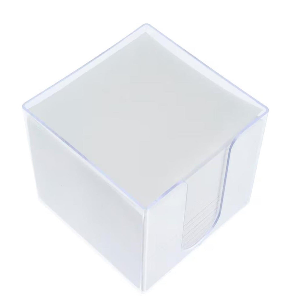 Kangaro memokubus transparant met kubusvulling 9,5x9,5x9,5cm 700 vel