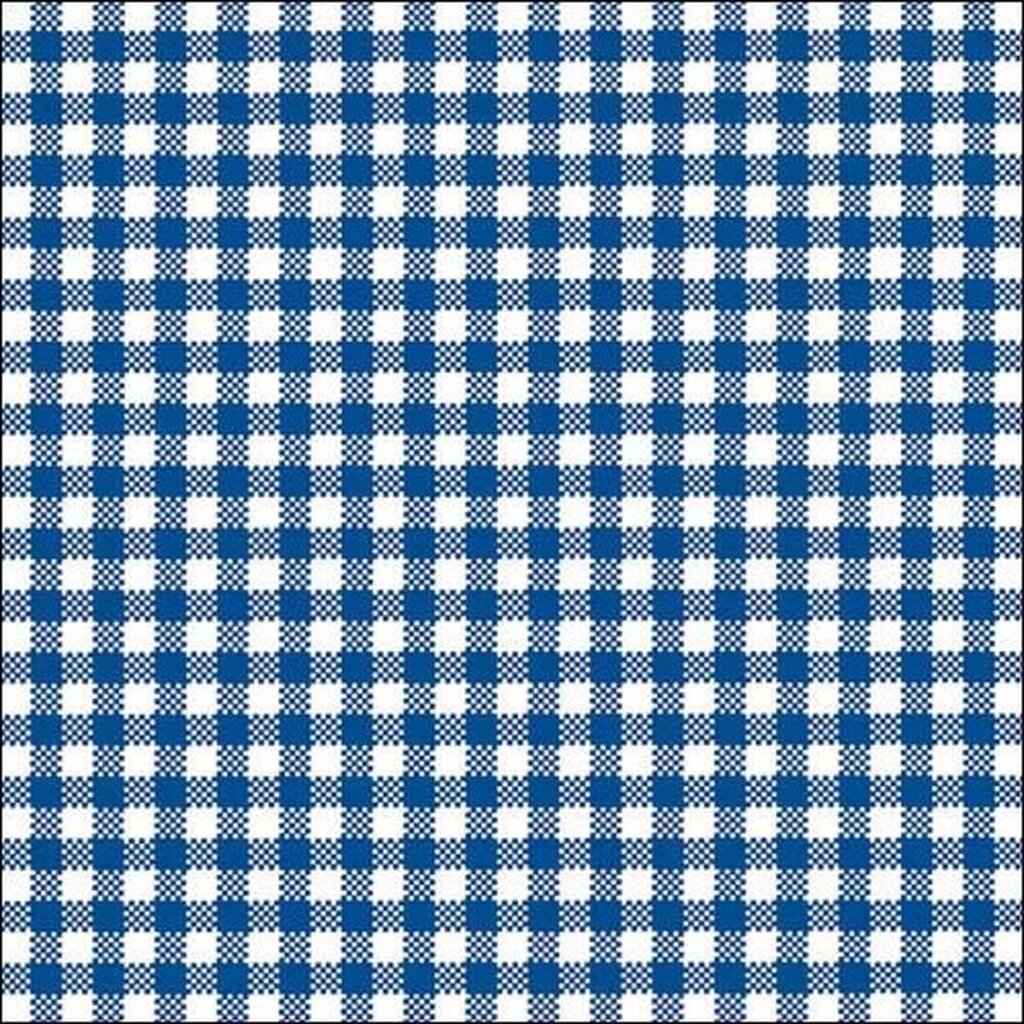 Serviettes en papier Ambiente vichy bleu