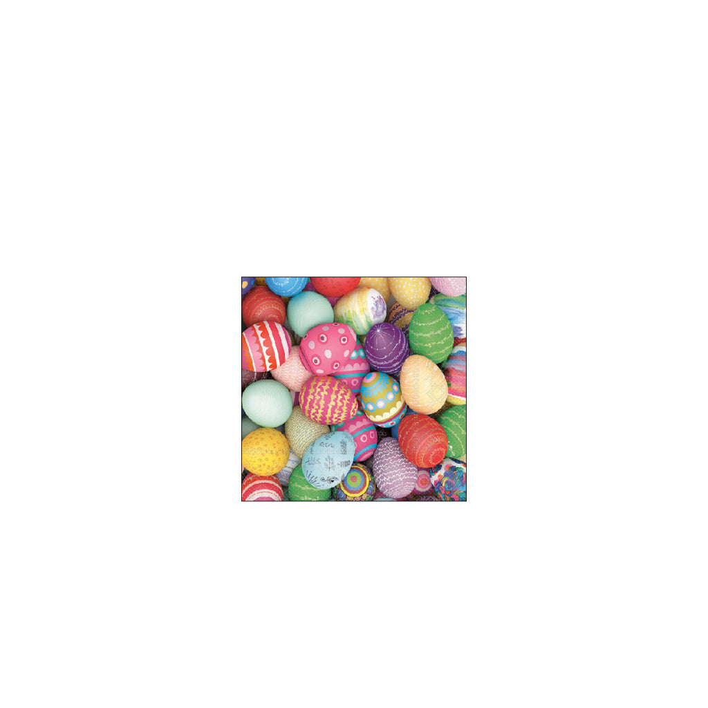 Serviettes Ambiente 25 couleurs d'oeufs