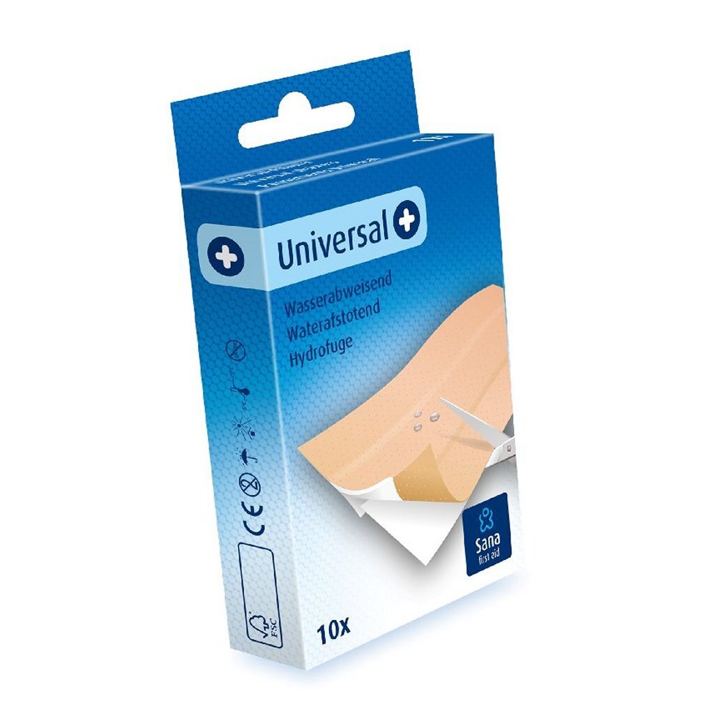 Sana pansements PE hydrofuges universels premiers secours 10 pièces