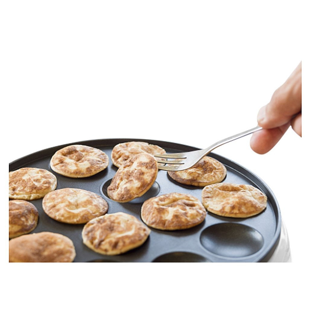 Bestron apfm700w machine à poffertjes 800w blanc noir