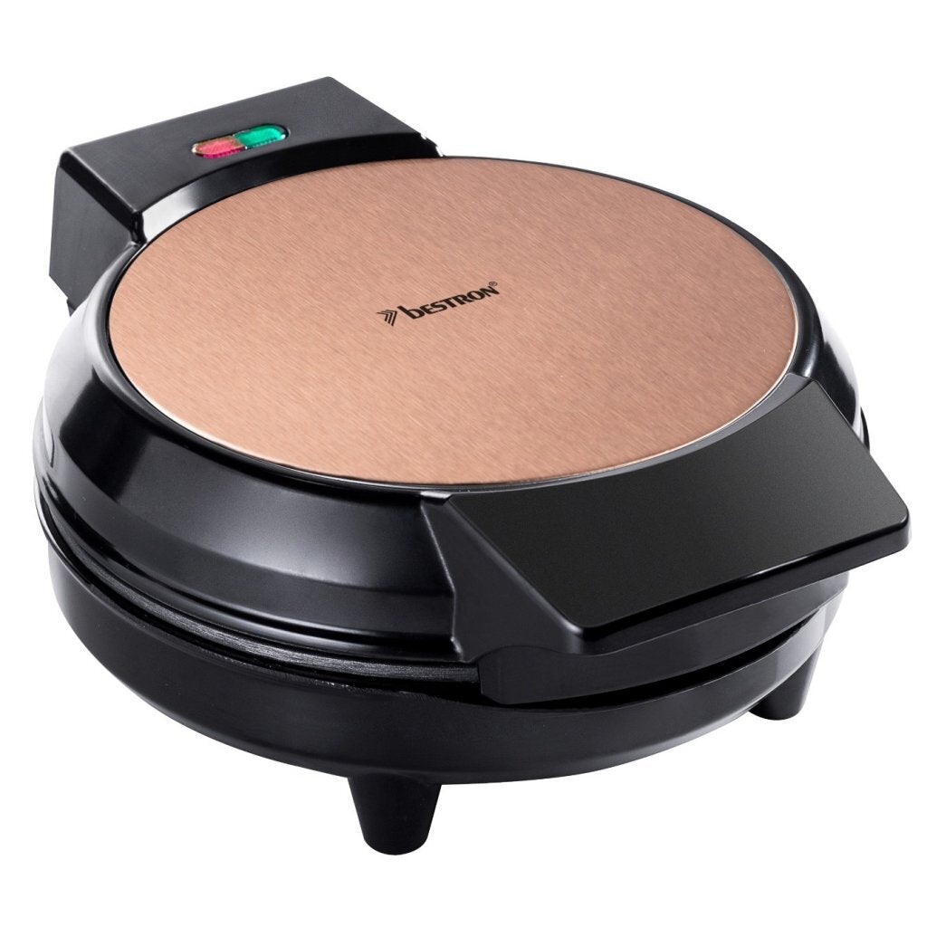 Bestron awm700co gaufrier coeurs 700w cuivre noir