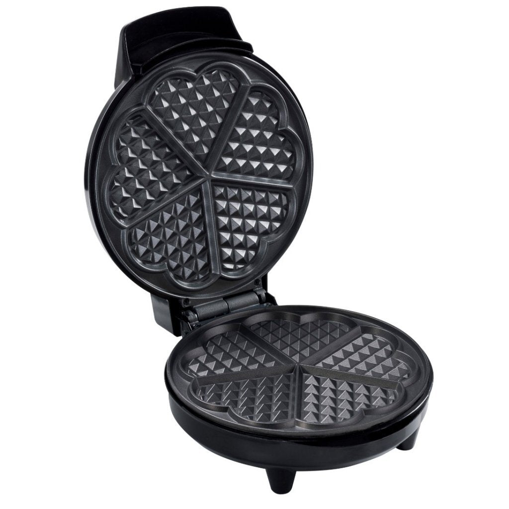 Bestron awm700co gaufrier coeurs 700w cuivre noir
