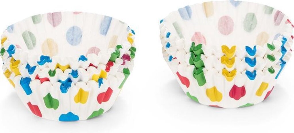 Caissettes à cupcakes en papier Patisse à pois 200 pièces