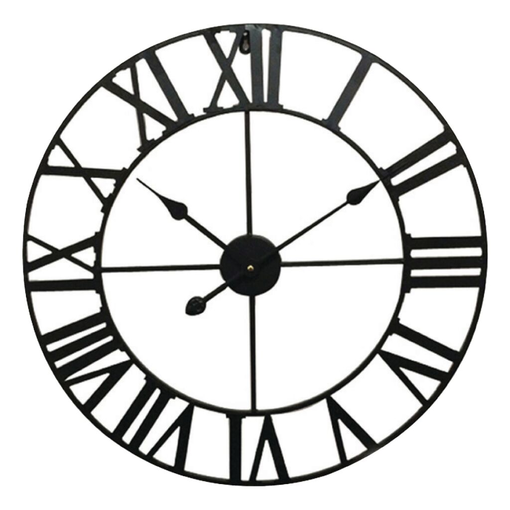 Balance 306874 horloge murale 60 cm analogique noir