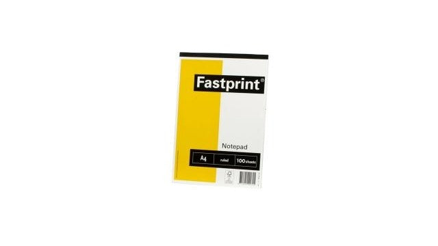 Bloc d'écriture Basic fastprint a4 100 feuilles 70 grammes