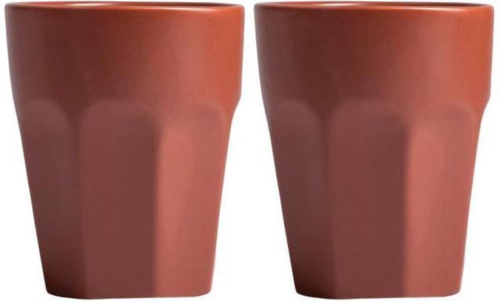 Gusta mug tare 2 pièces faïence ø 7,5cm x 9,5cm