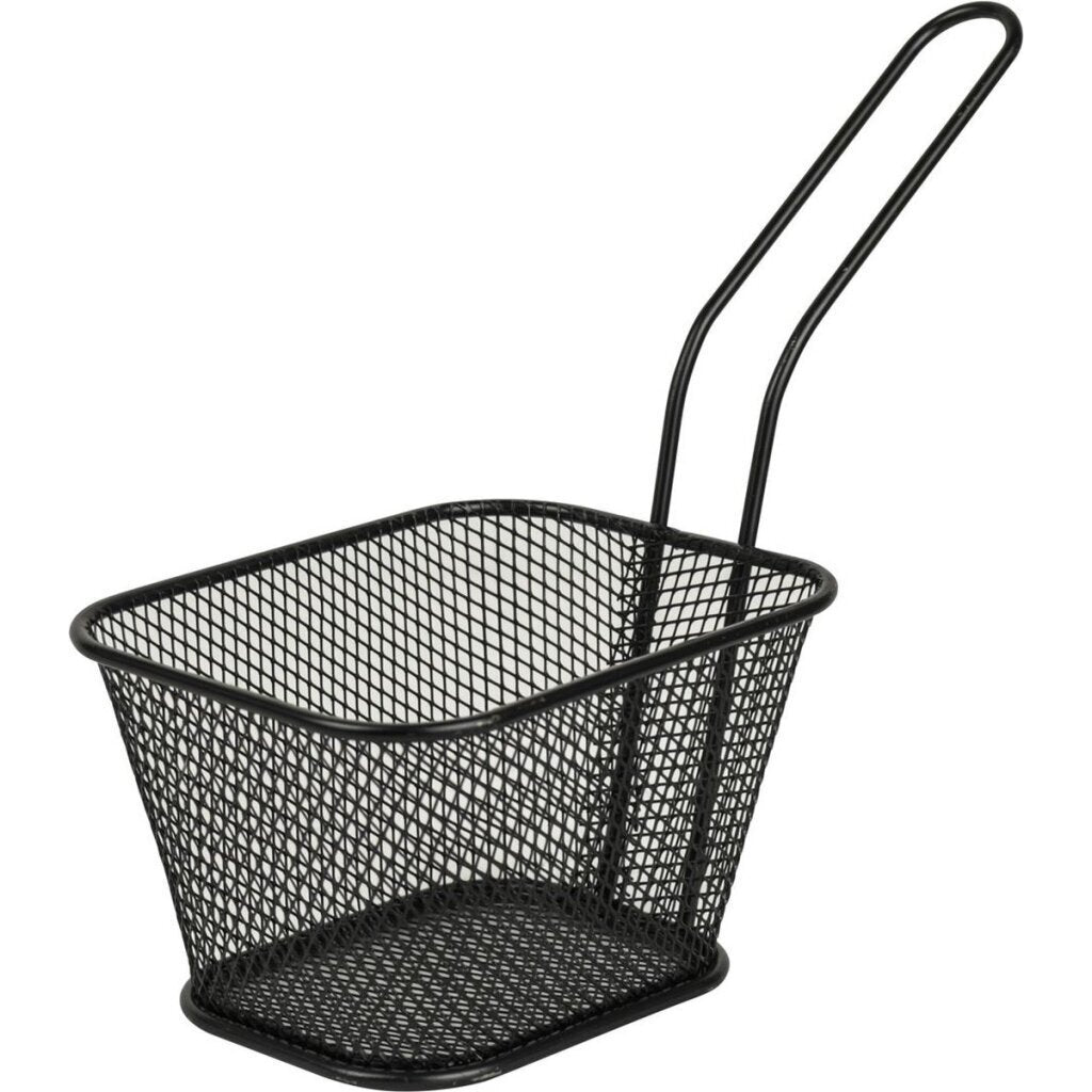 Panier à frites Gusta 10,5x8,5x13,8 cm aluminium noir