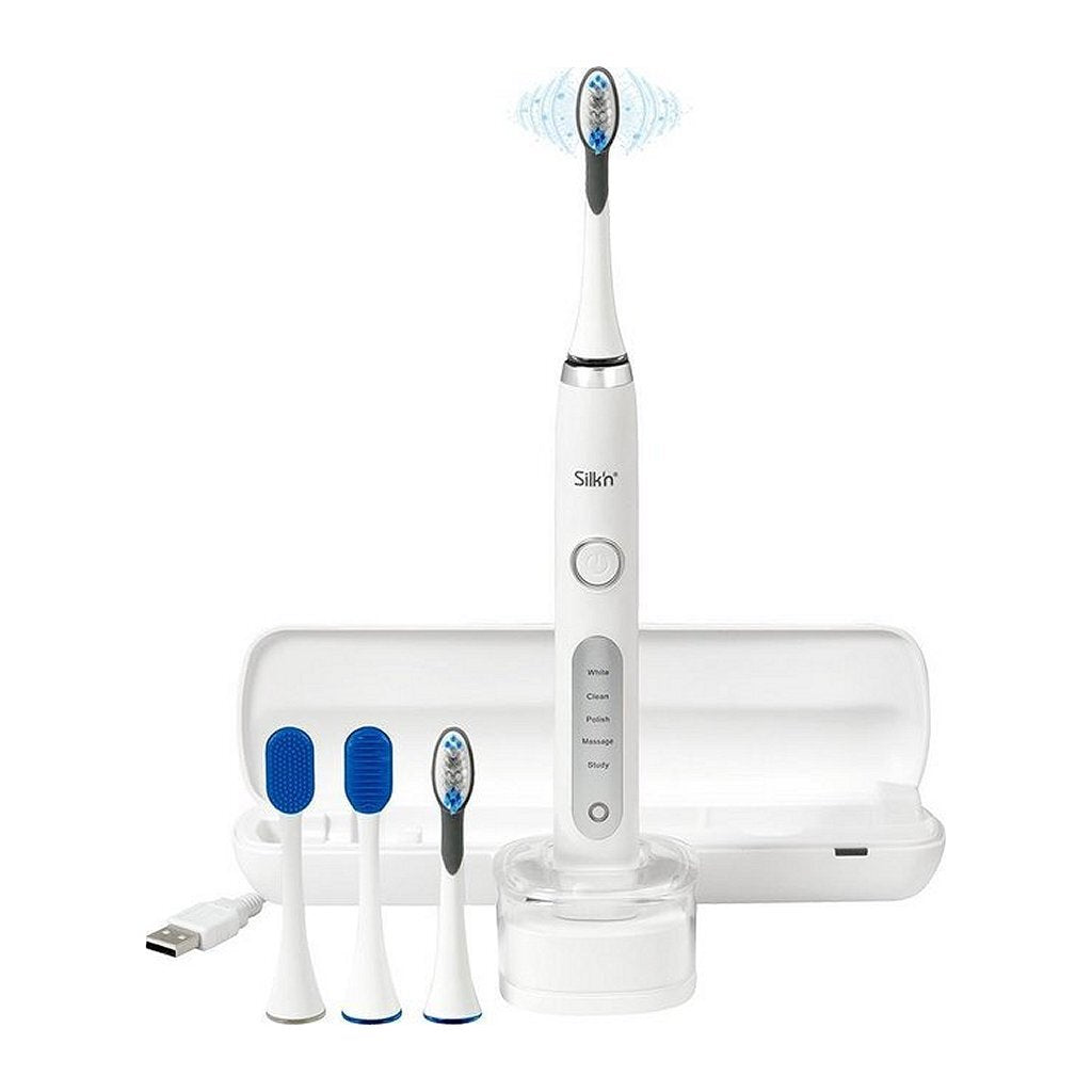 Silk'n Silk #039;n SSL1PE1001 Brosse à dents électrique SonicSmile Deluxe Blanc