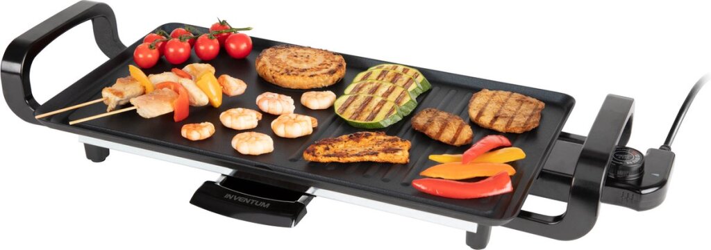 Inventum Inventum GP450B Plaque de grill 45x25 cm Noir