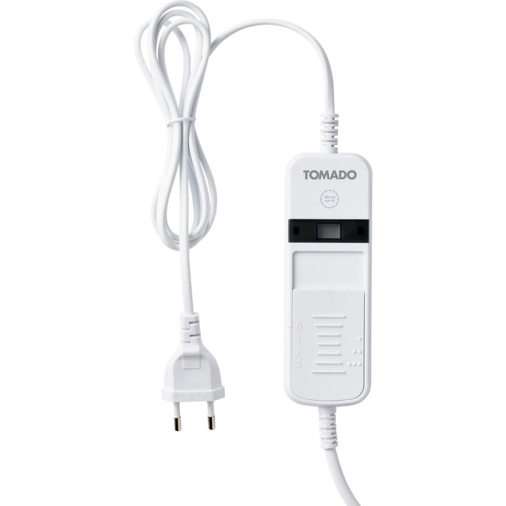 Tomado teb1510w couverture électrique 150x80 cm polaire blanche