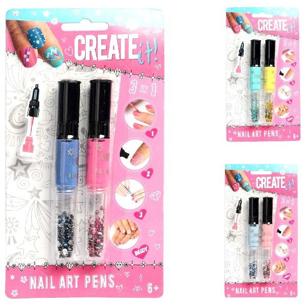 Stylos à vernis à ongles Create it 3en1