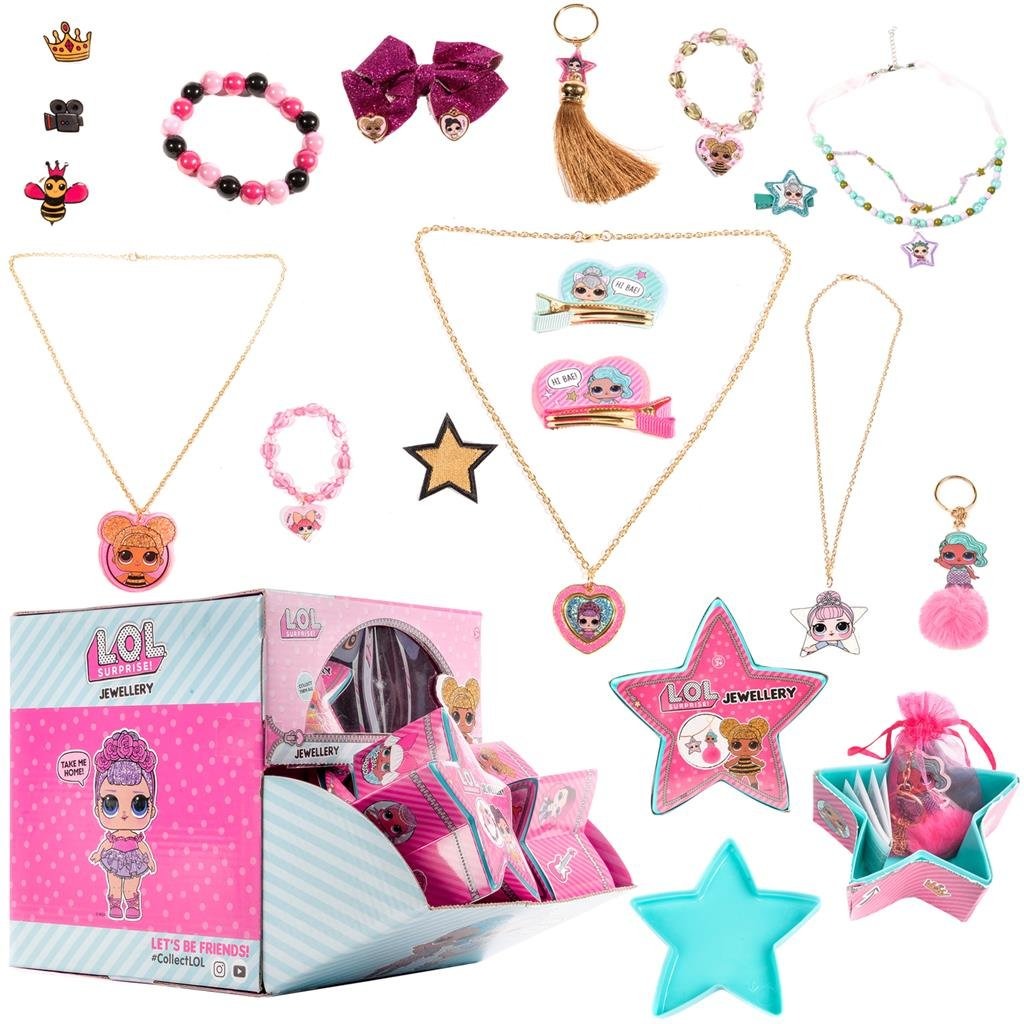 Mdr. surprise étoile surprise avec accessoires bijoux 10x10x6 cm