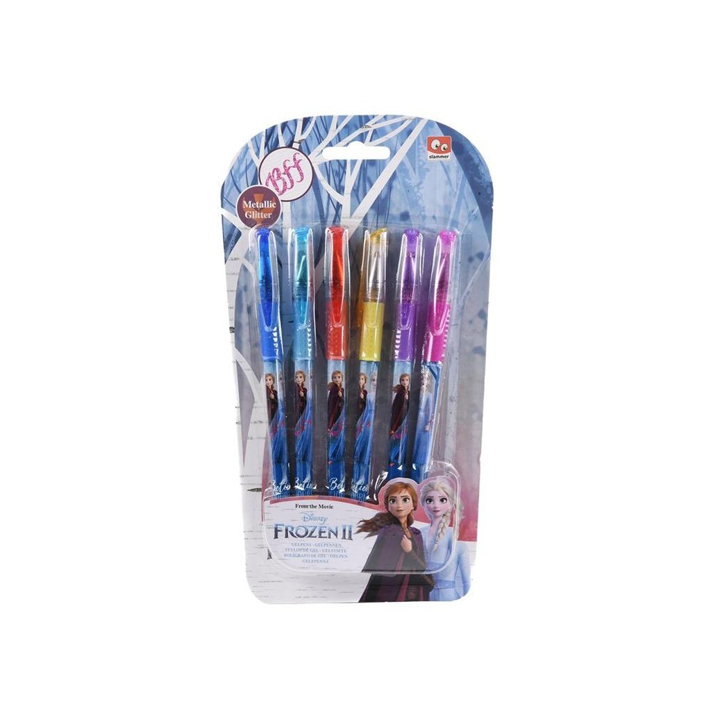 Disney la Reine des Neiges 2 stylos gel 6 pièces