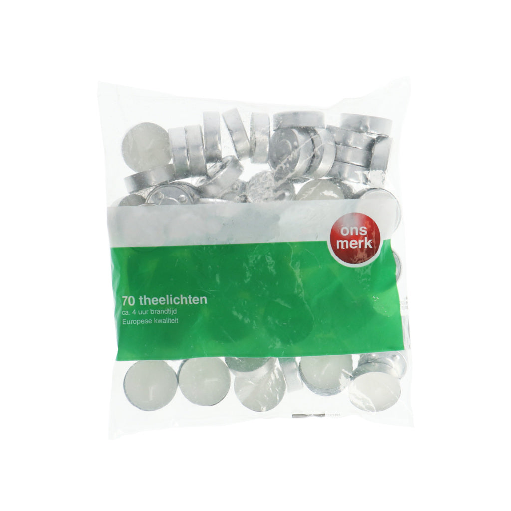 Notre marque notre marque bougies chauffe-plat 4 heures de combustion 70 pièces