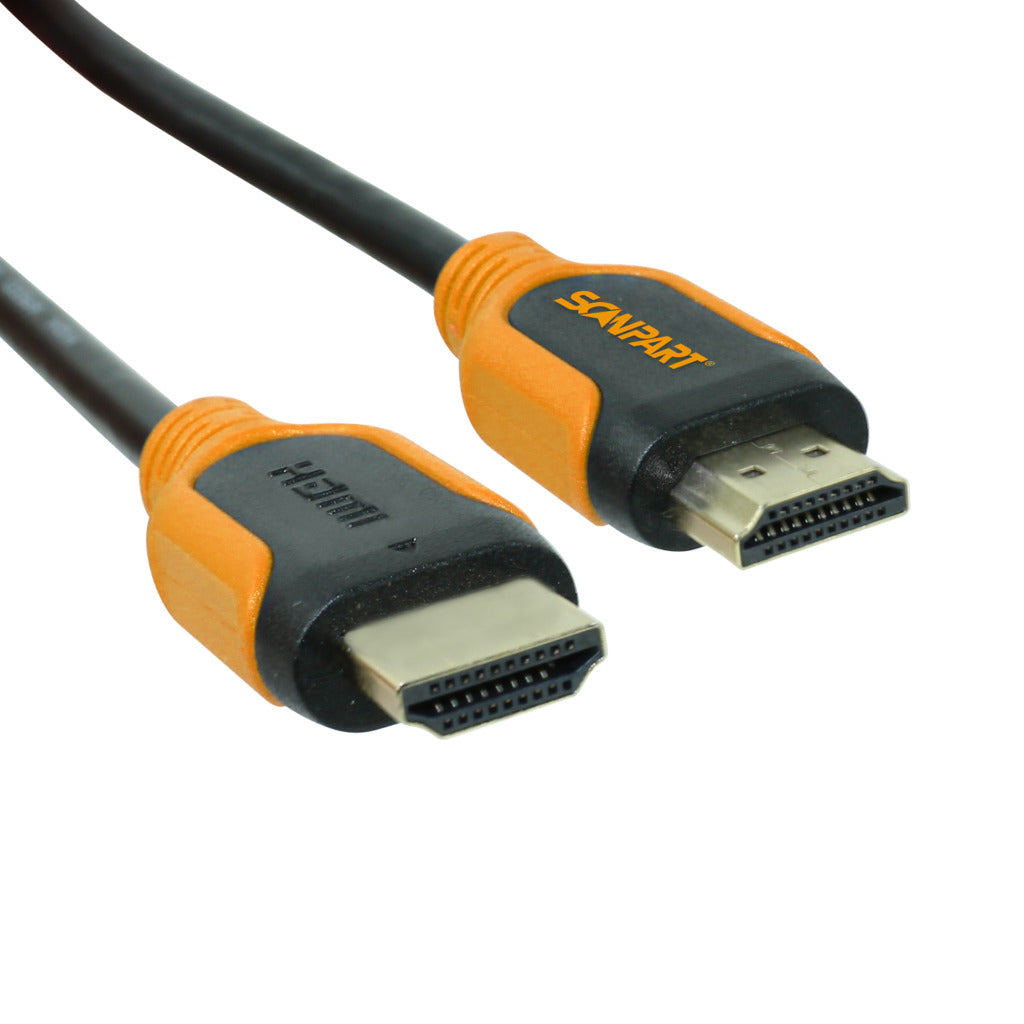 Câble HDMI Scanpart orange 3m