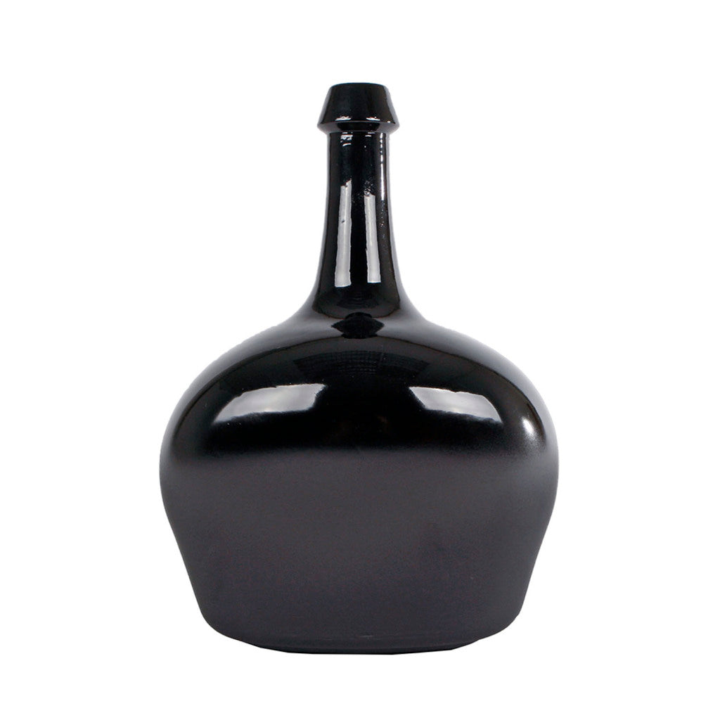 Vase divers Graffa Victoria S noir mat brillant 19x14x26 verre