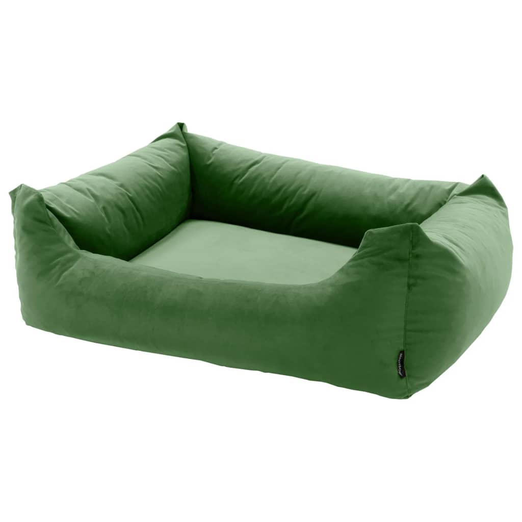 Madison Dog Bed Velvet 80x67x22 cm vert