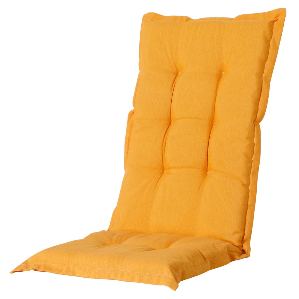 Coussin de chaise Madison avec dossier haut Panama 123x50 cm de couleur or