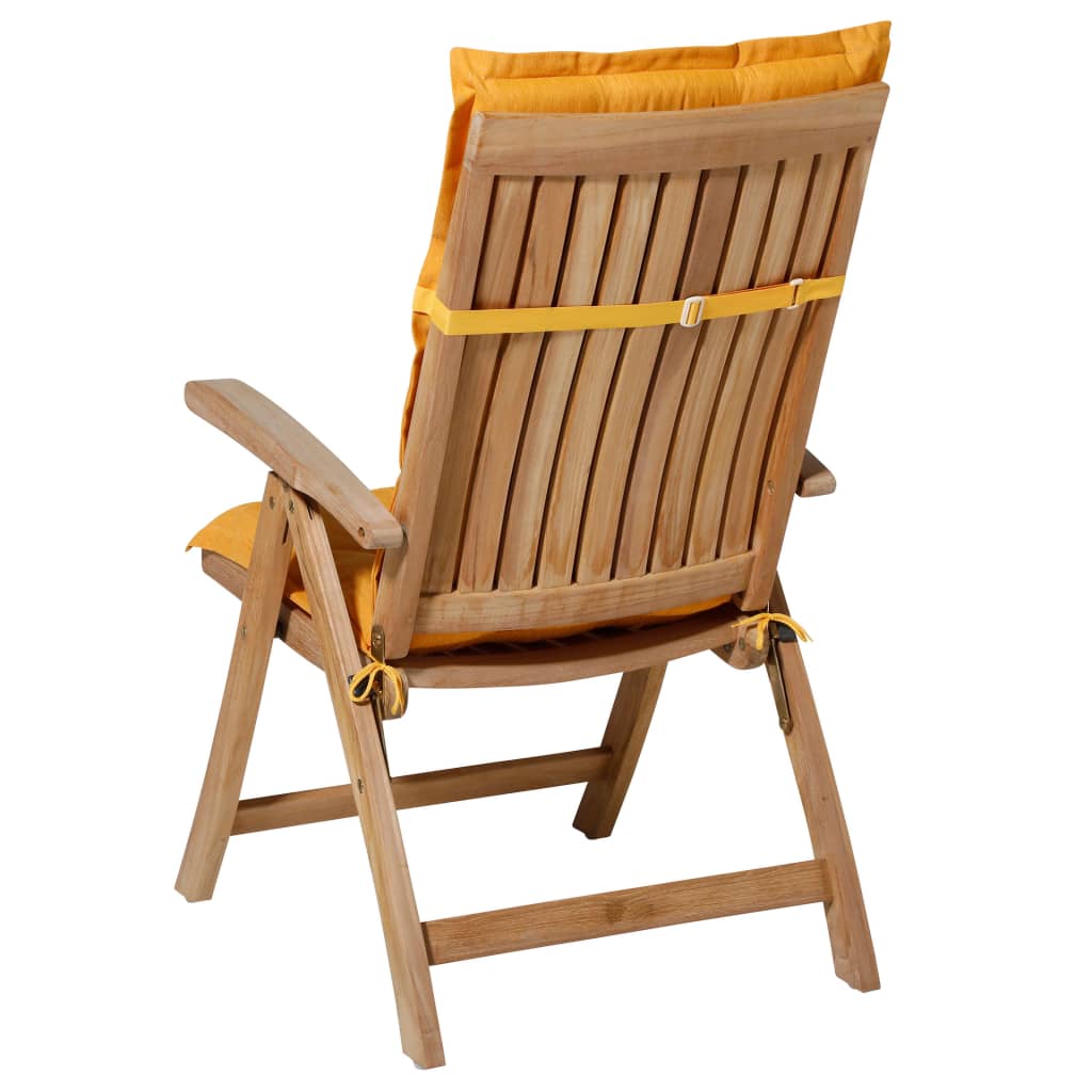 Coussin de chaise Madison avec dossier haut Panama 123x50 cm de couleur or