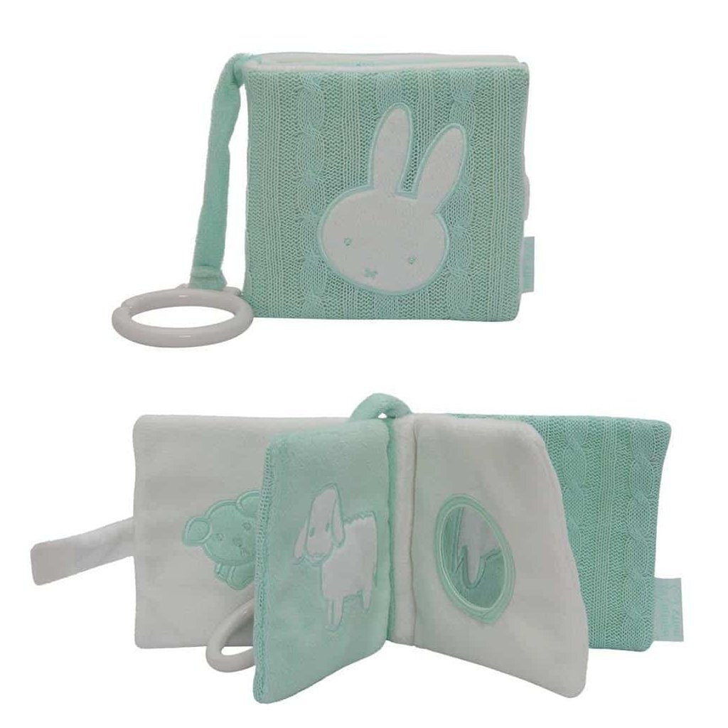 Cahier de jeu en peluche Miffy Menthe