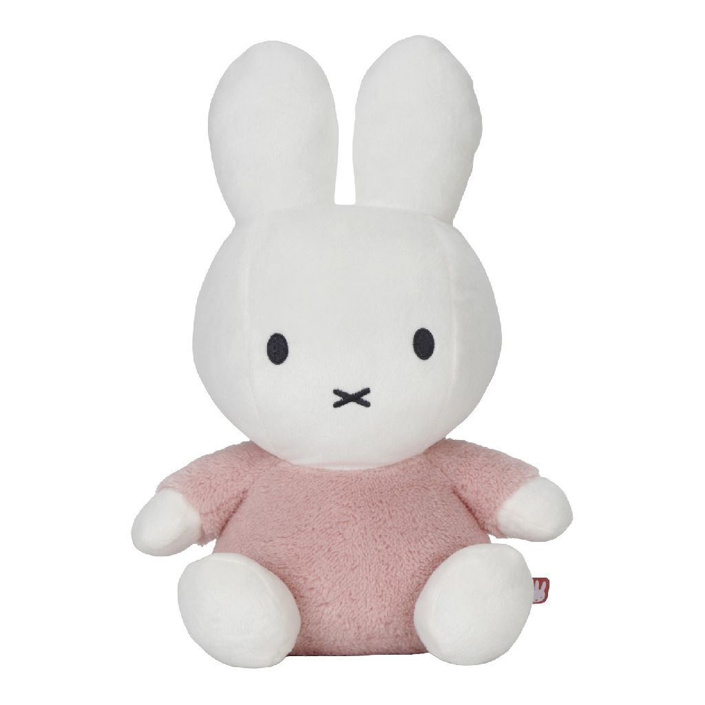 Miffy peluche pelucheuse 35 cm rose