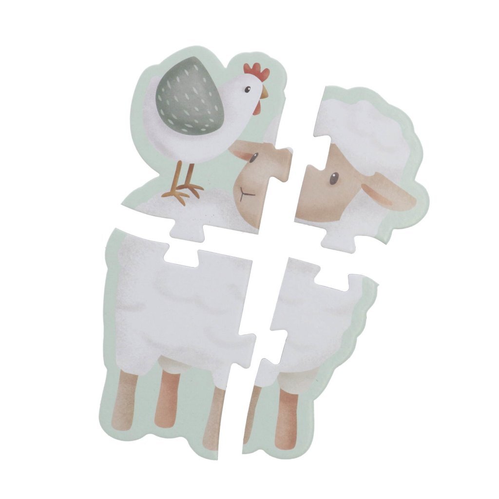 Puzzle 6 en 1 Little Dutch Farm 3-5 pièces