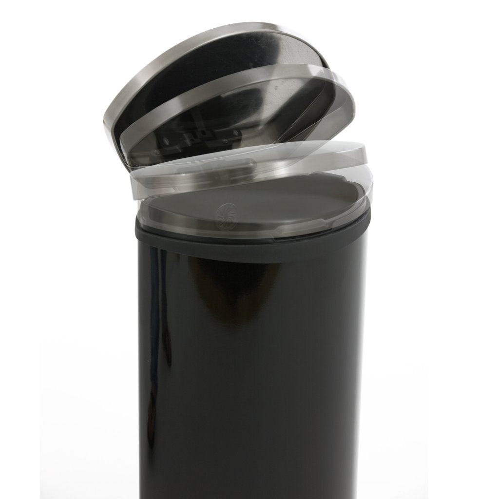 Eko shell bin poubelle à pédale 30l noir