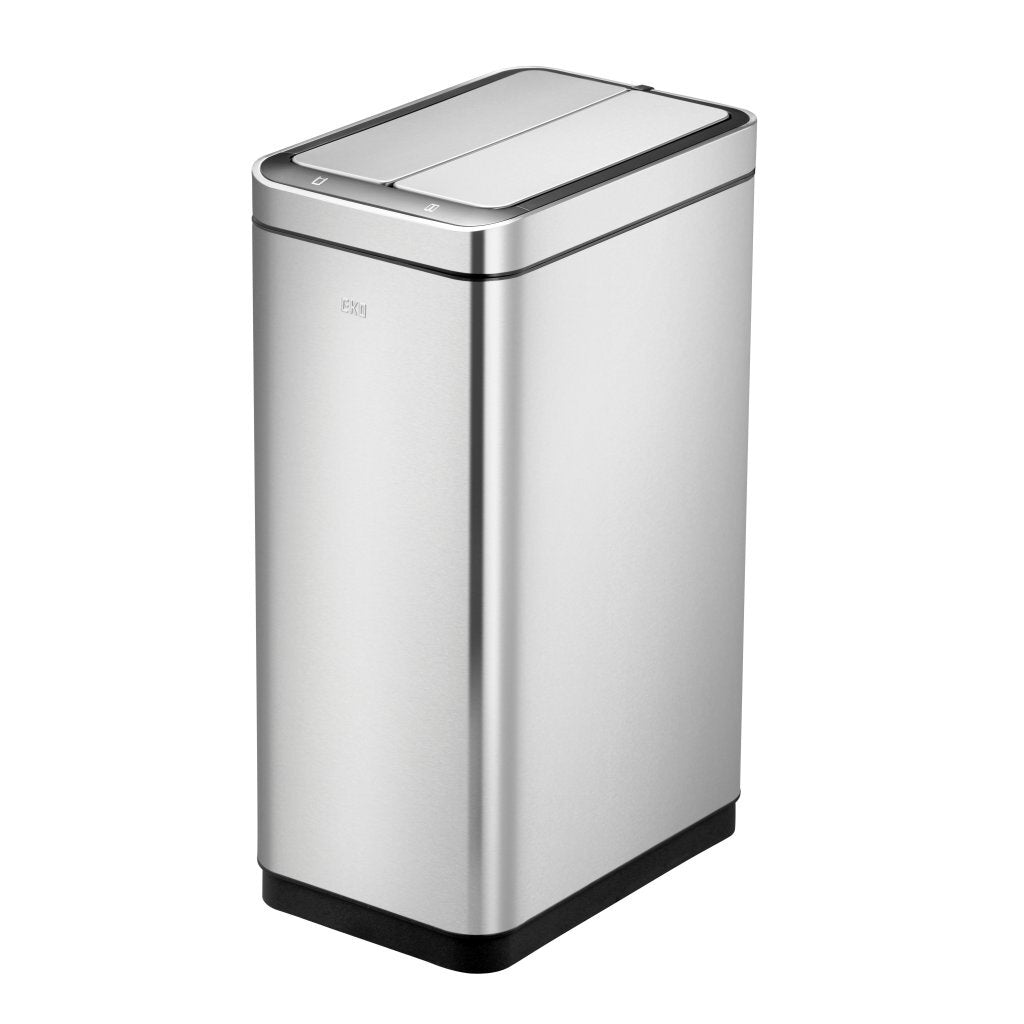 Poubelle Eko Deluxe Phantom Sensor 30l en acier inoxydable mat